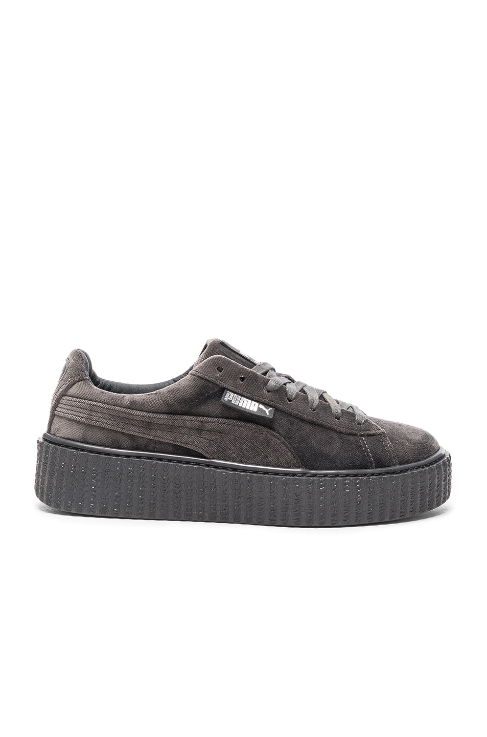 Image 1 of Fenty by Puma Creepers Velvet in Glacier Gray
