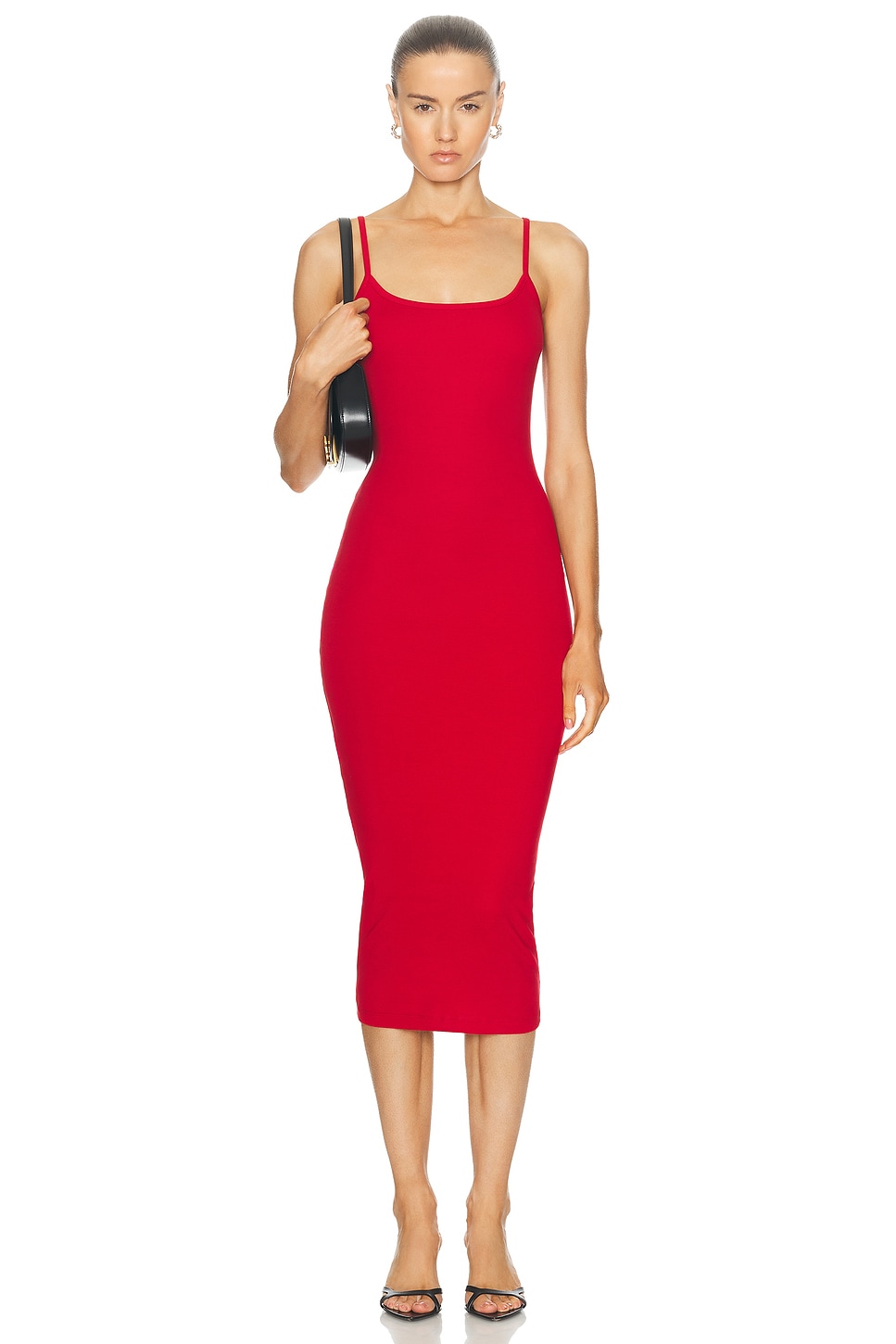 Bibi Midi Dress in Red