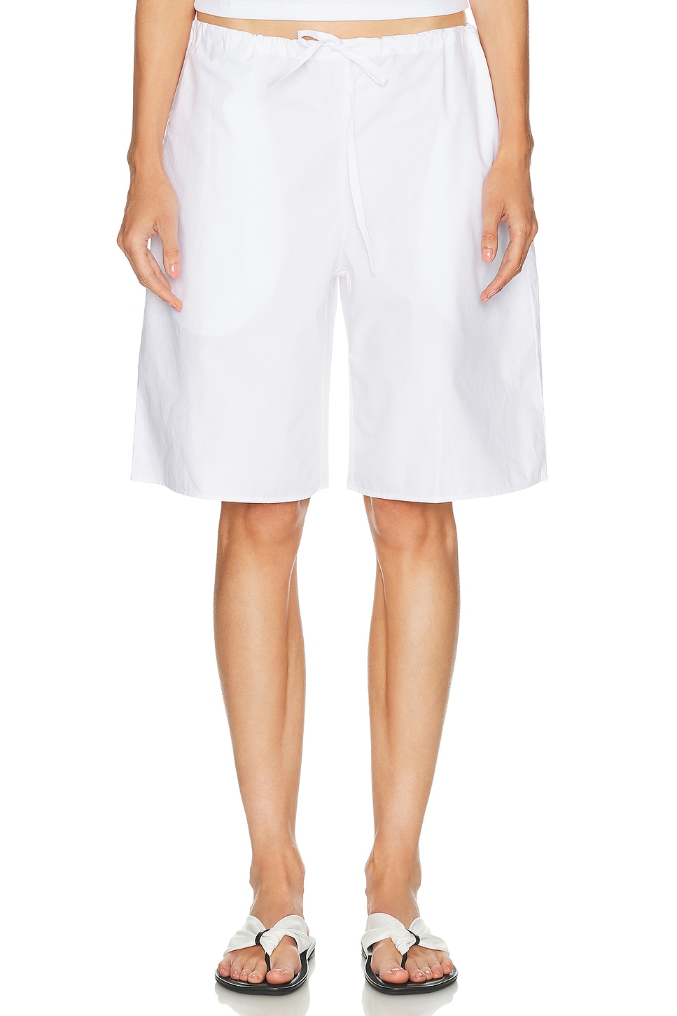 Flore Flore Josephine Bermuda Short In White