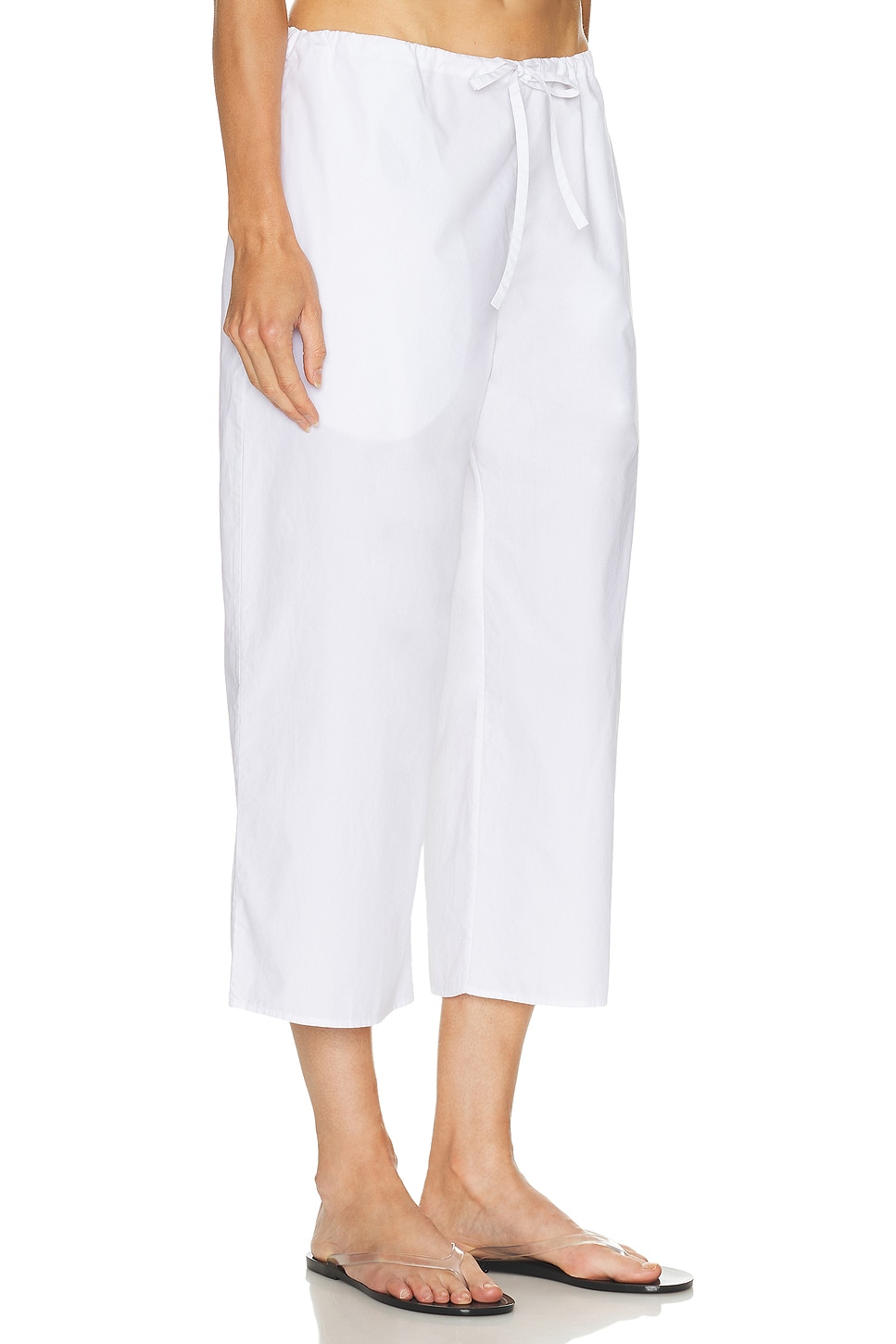 Flore Flore White Josephine Lounge Pants In White