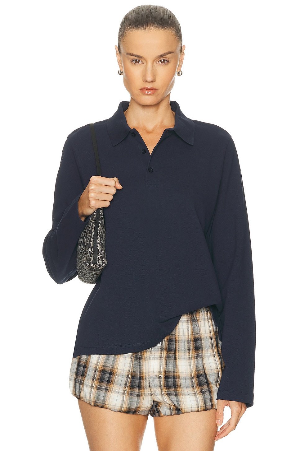Image 1 of FLORE FLORE Diana Polo in Navy