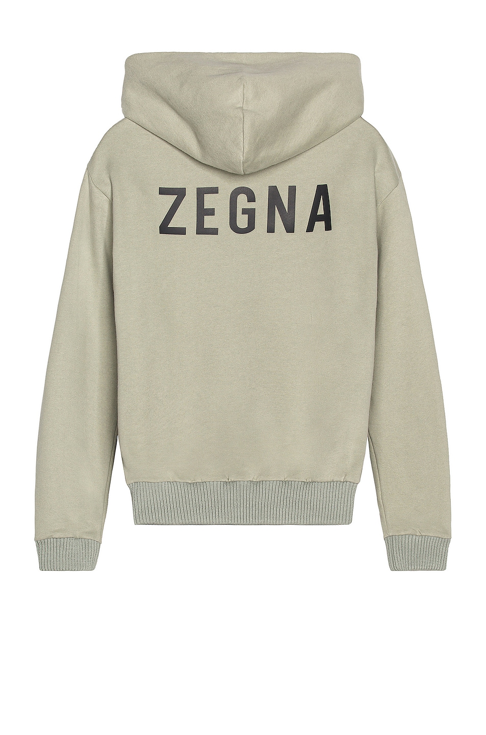 Image 1 of Fear of God Exclusively for Ermenegildo Zegna Slim Fit Hoodie in London Fog