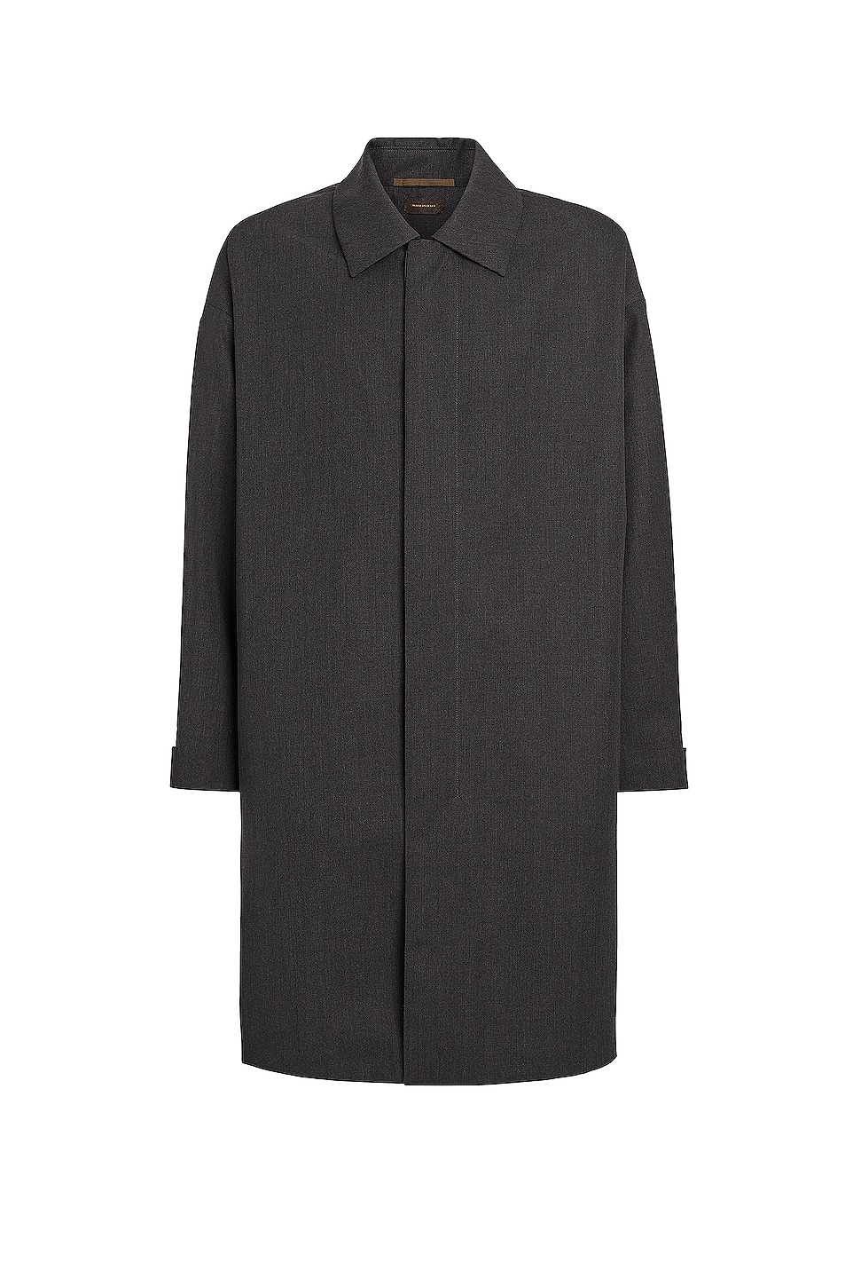 Image 1 of Fear of God Exclusively for Ermenegildo Zegna Trench Coat in Anthracite
