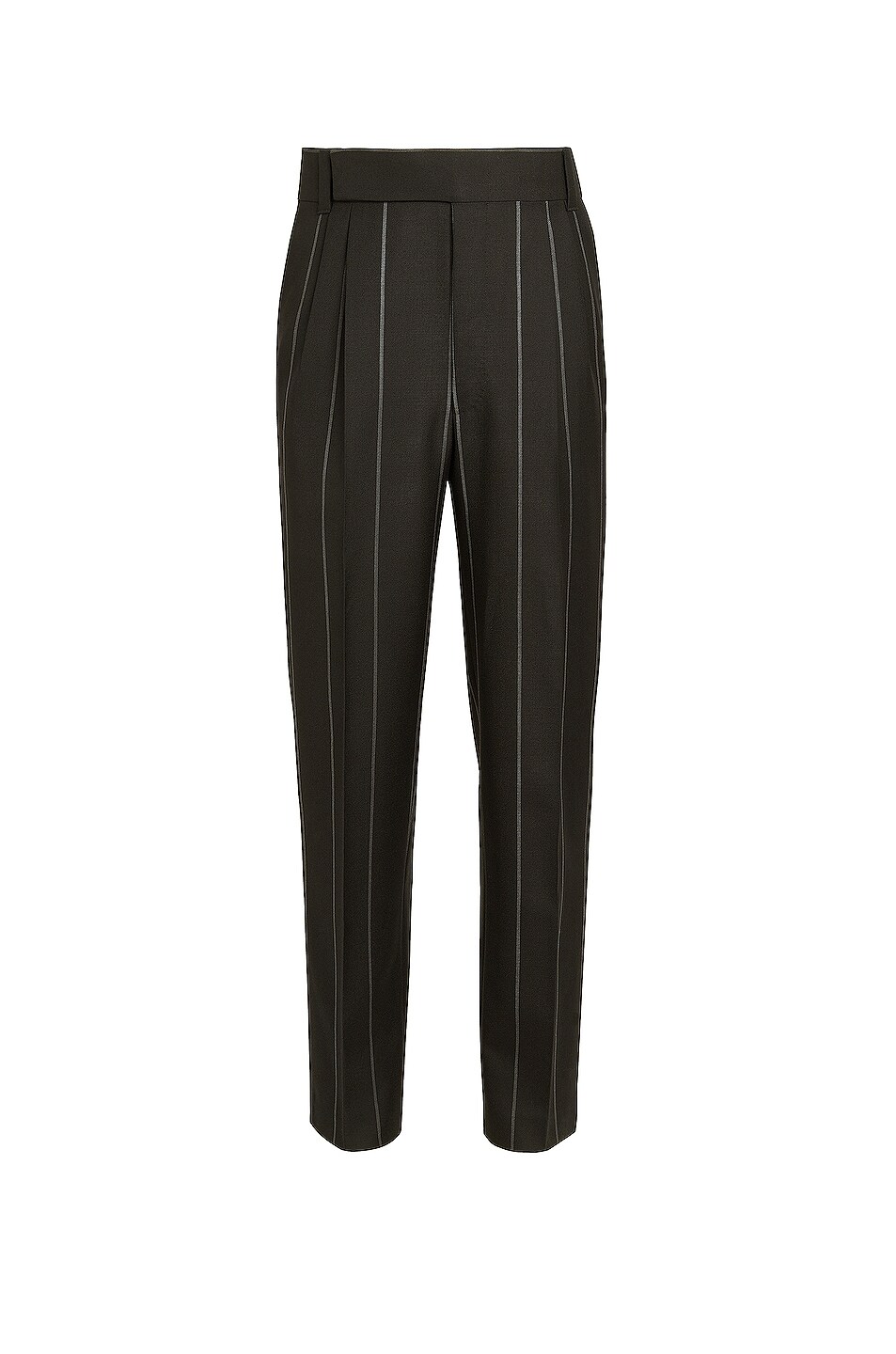 Image 1 of Fear of God Exclusively for Ermenegildo Zegna Double Pleat Trousers in Matte Black Anthracite