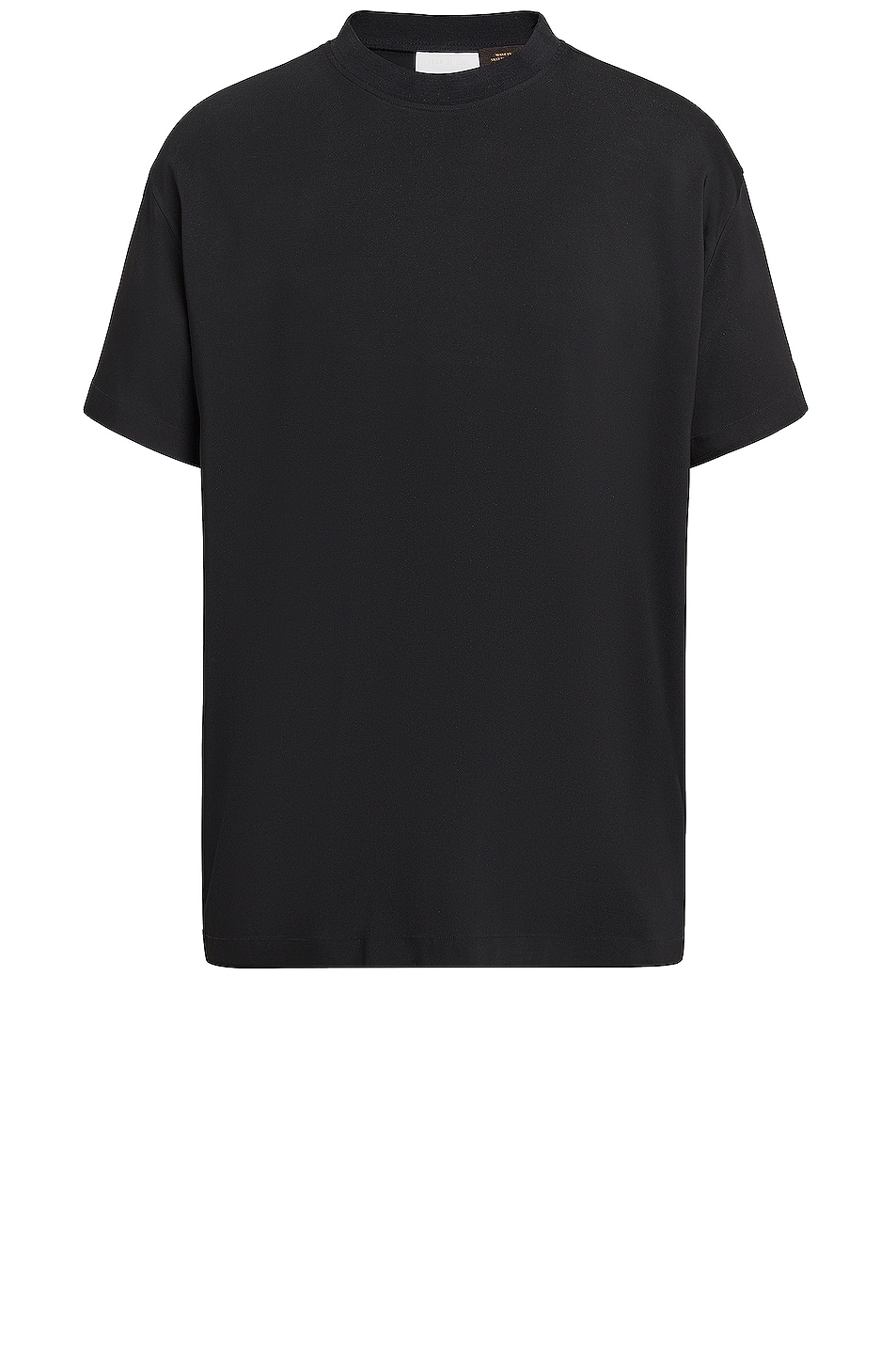 Image 1 of Fear of God Exclusively for Ermenegildo Zegna Oversized Silk T Shirt in Black