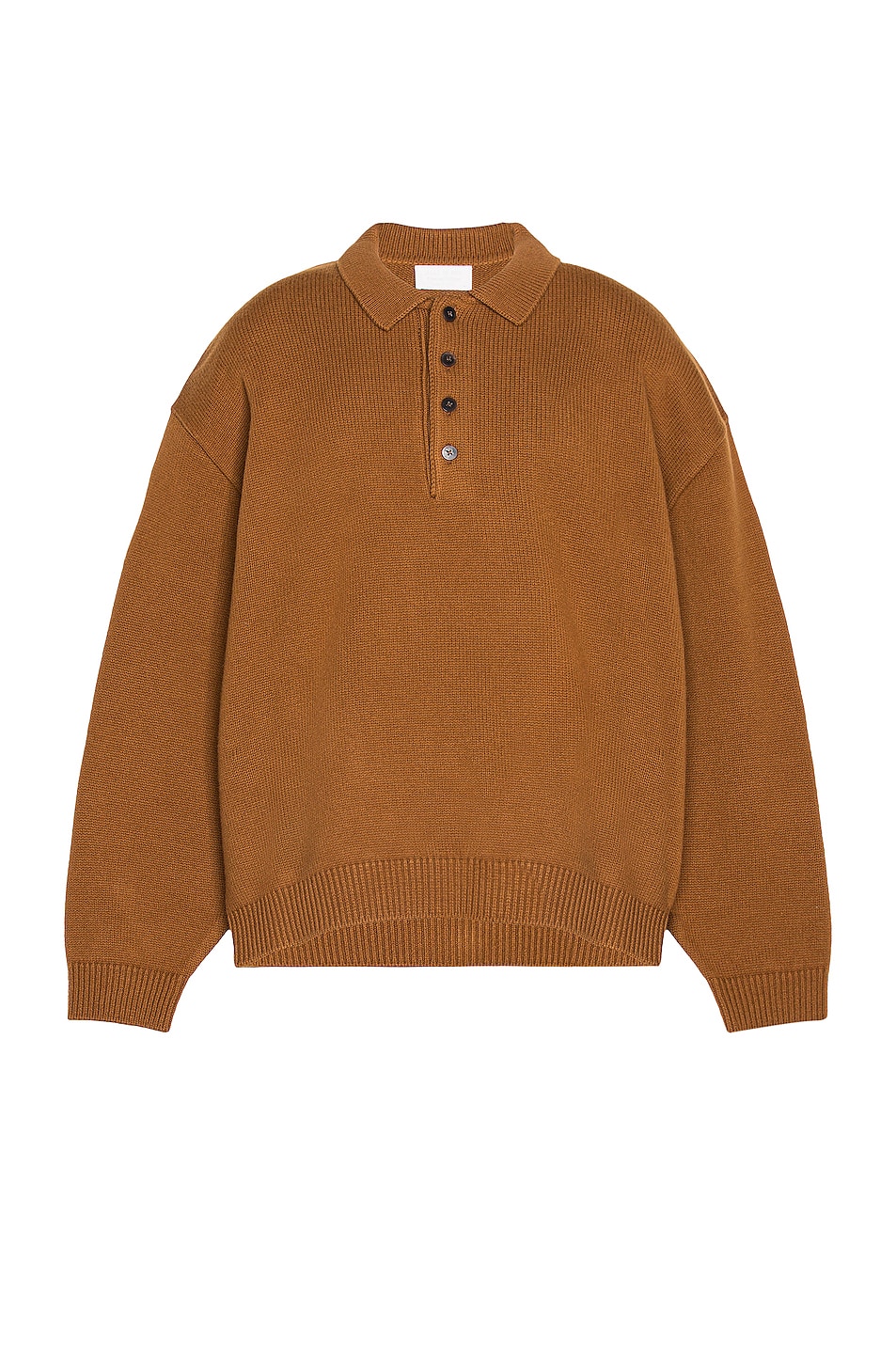 Image 1 of Fear of God Exclusively for Ermenegildo Zegna Polo Shirt in Vicuna