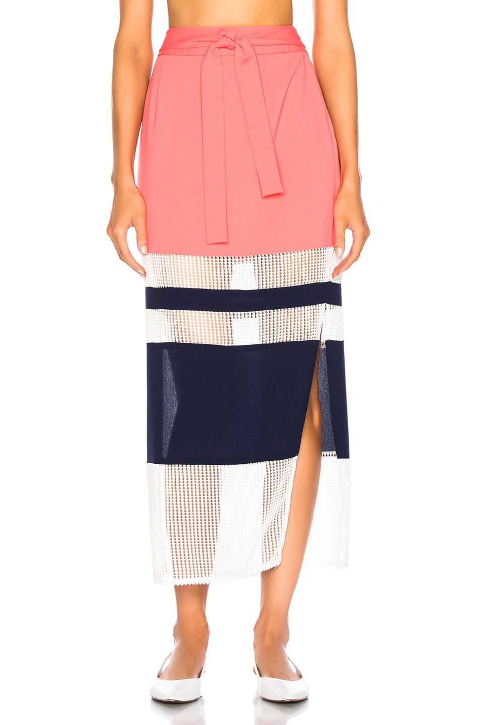 Image 1 of FLAGPOLE Nadine Skirt in Flamingo Multi