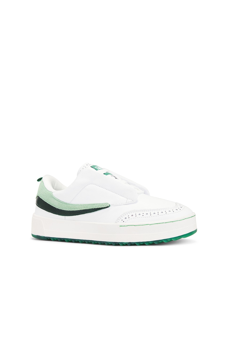 Shop Fila Sanati Sl Sneakers In White  Amazon  & Quiet Green