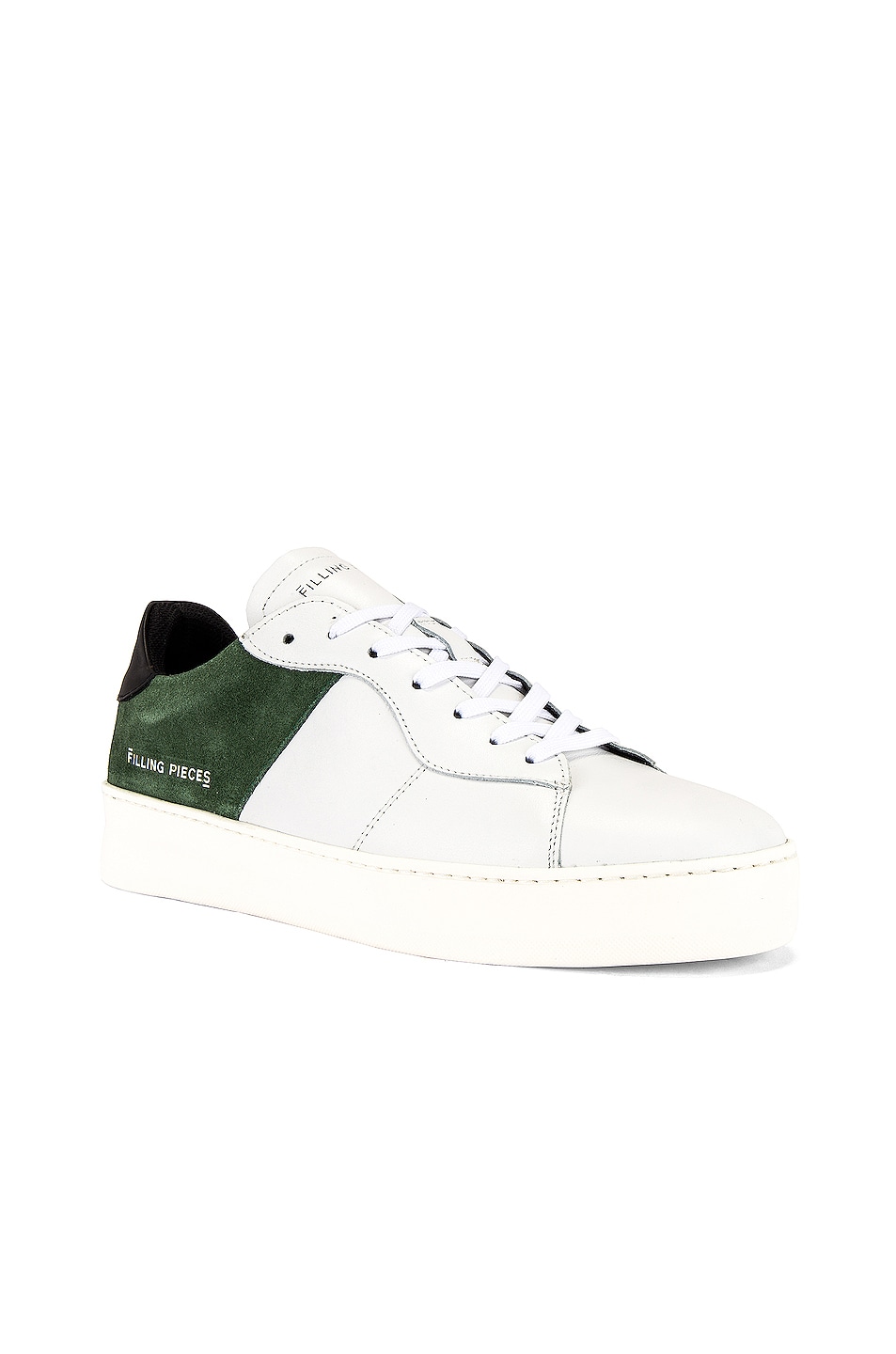 Image 1 of Filling Pieces Court Sneaker in Dark Green
