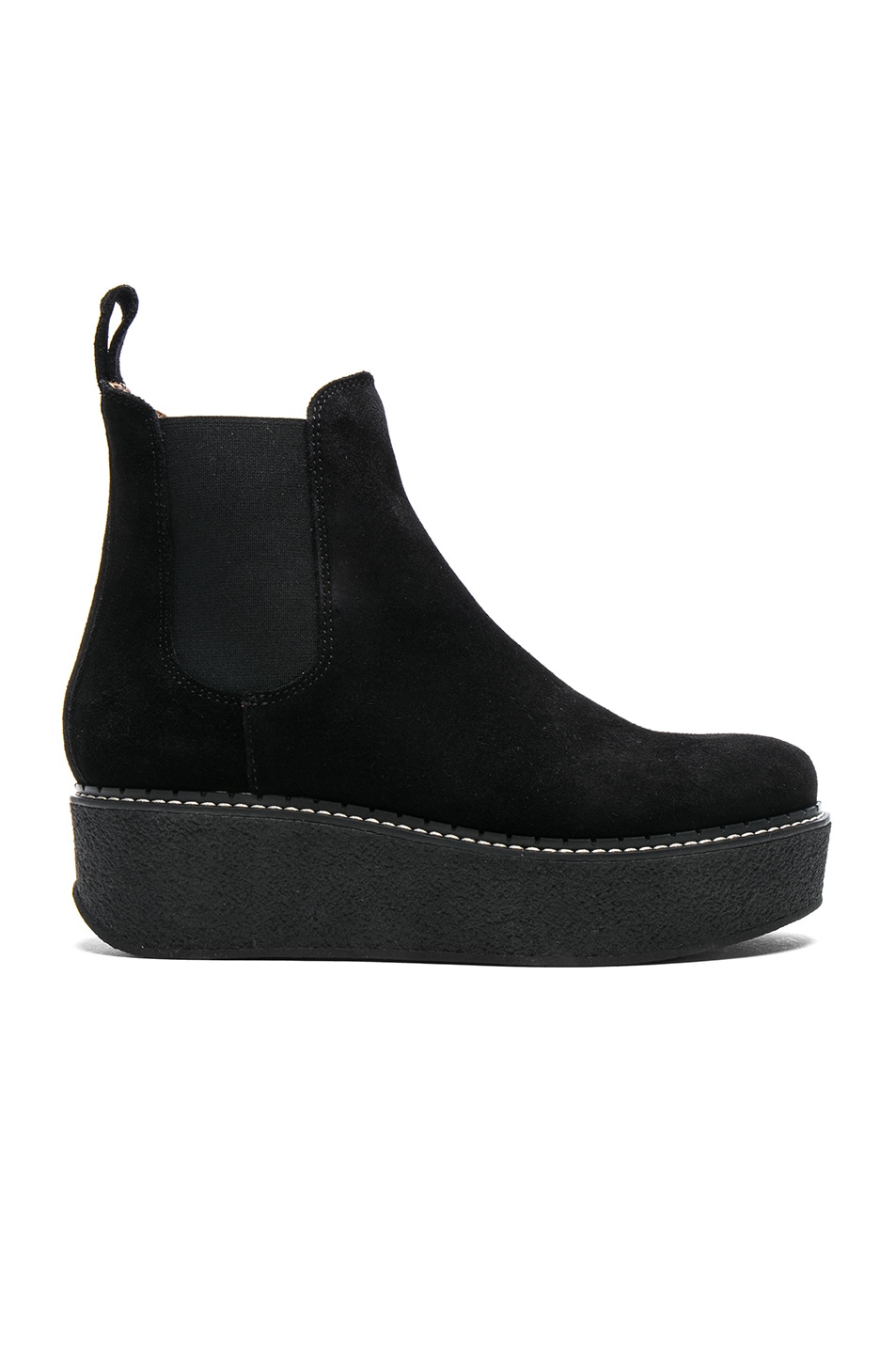 Image 1 of Flamingos Suede Gibus Boots in Black