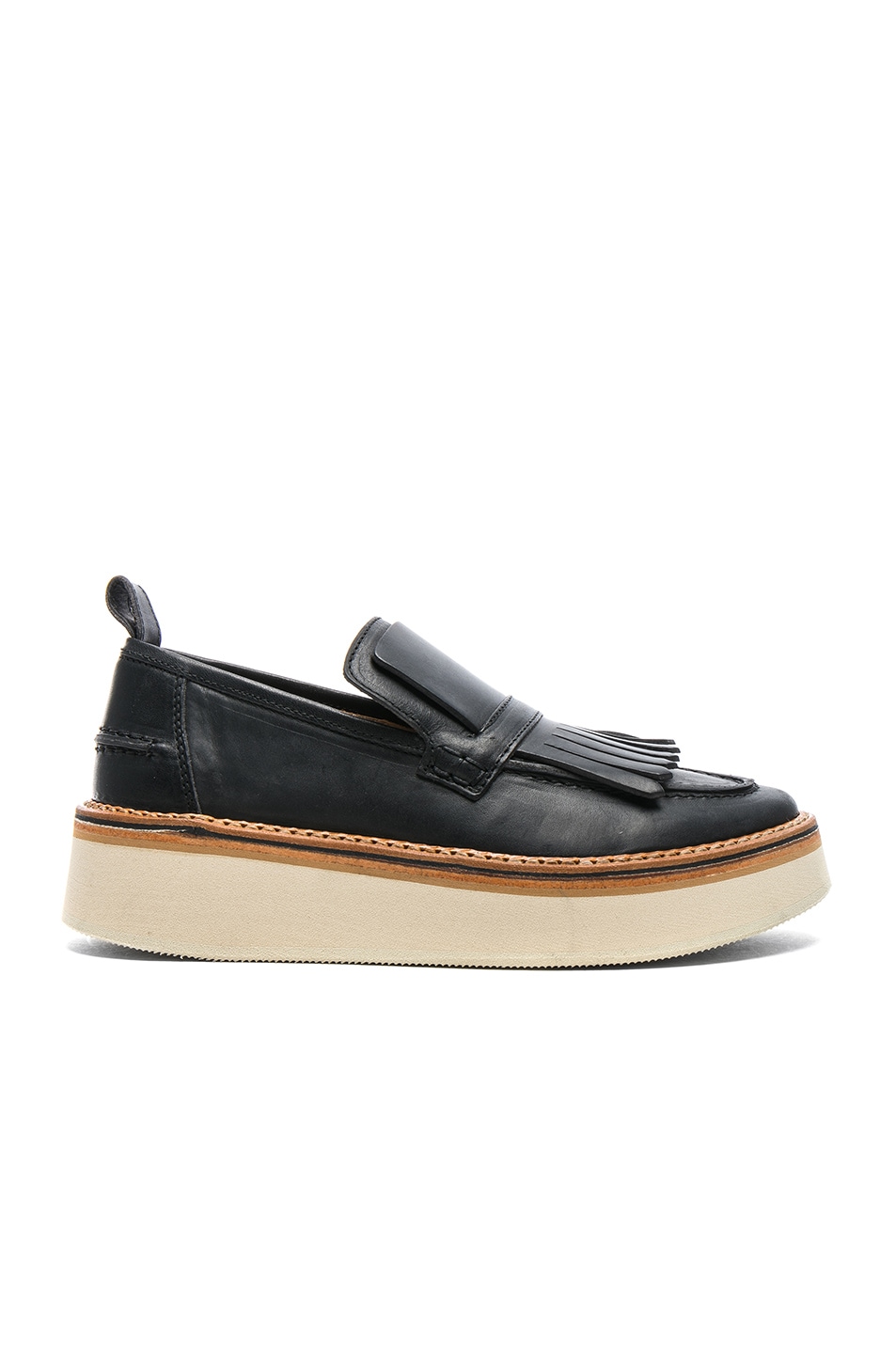 Image 1 of Flamingos Leather Trianon Loafers in Black