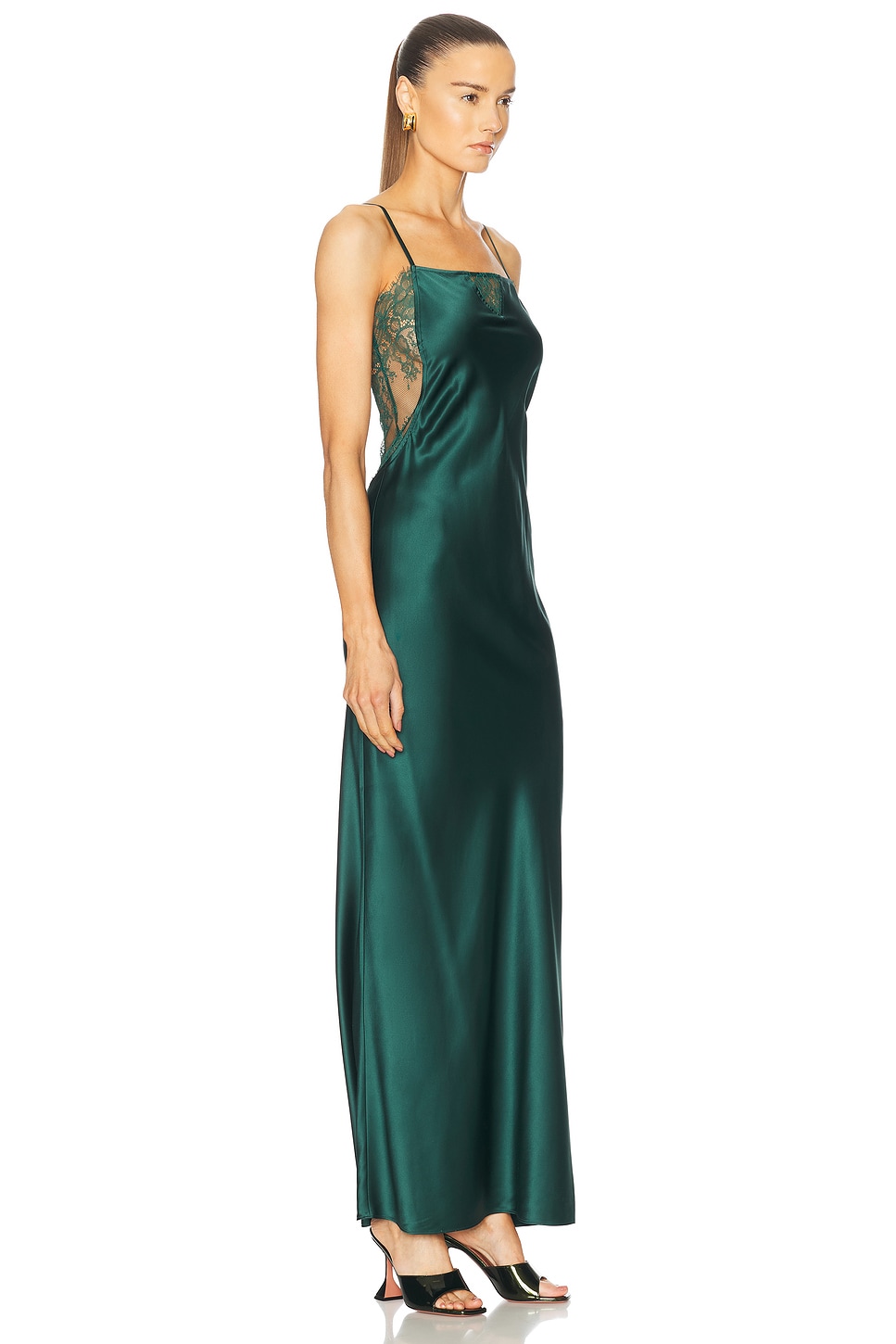 fleur du mal Lace Long Slip Dress | Women's | Vtir fleur du mal Lace Long Slip Dress | Women's | Vtir