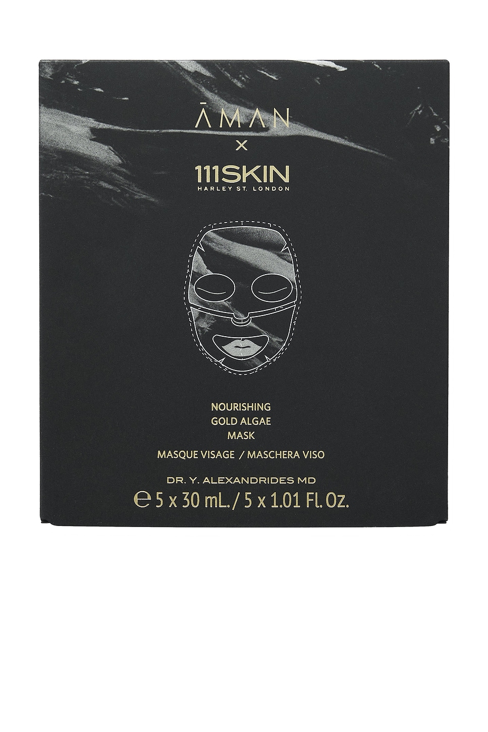 AMAN x 111SKIN Nourishing Gold Algae Face Mask 5 Pack in Beauty: NA