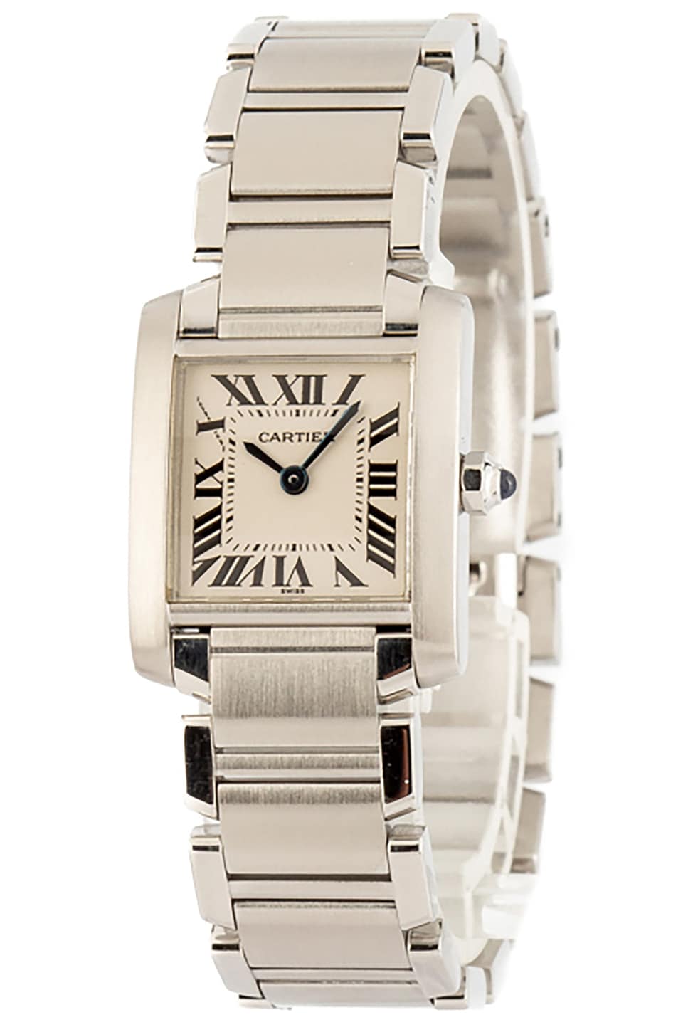 Bob's Watches Cartier 20Mm Tank Francaise W51008Q3 in Metallic Silver