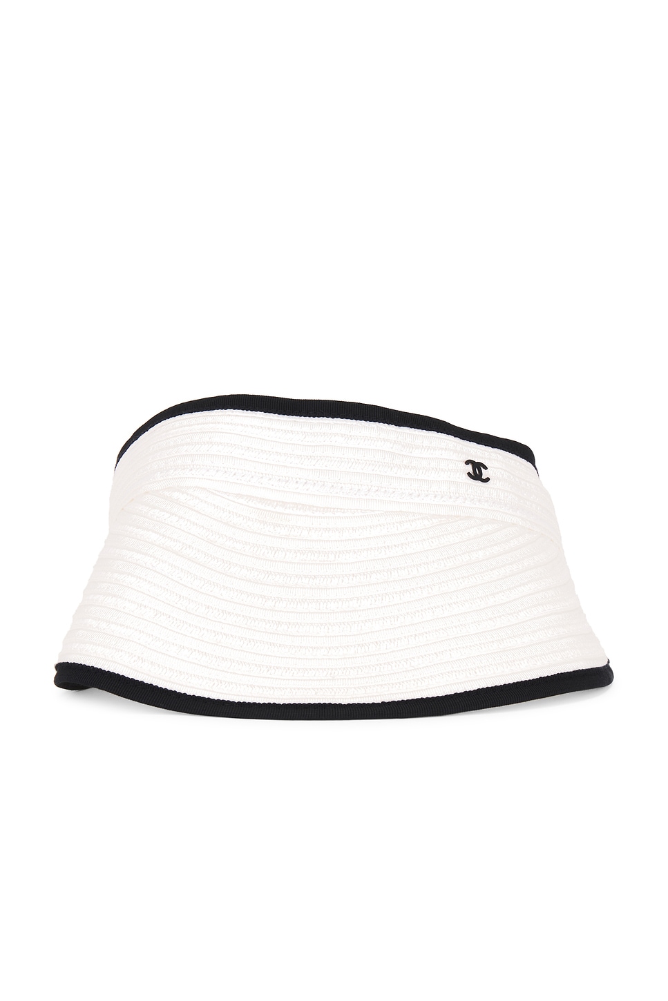 Coco Mark Visor Hat in White