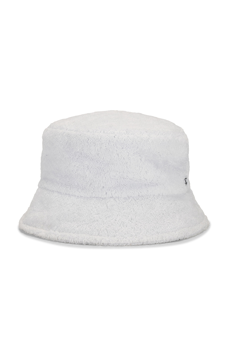 Terrycloth CC Bucket Hat in White