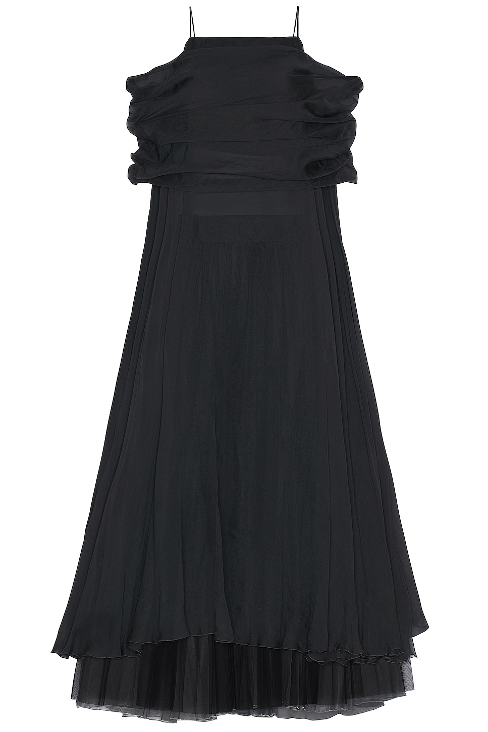 Image 1 of FWRD Renew Chanel 2002 Flowy Dress in Black