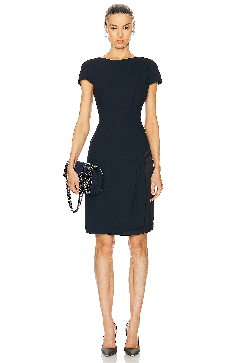 Image 1 of FWRD Renew Chanel Dress in Black