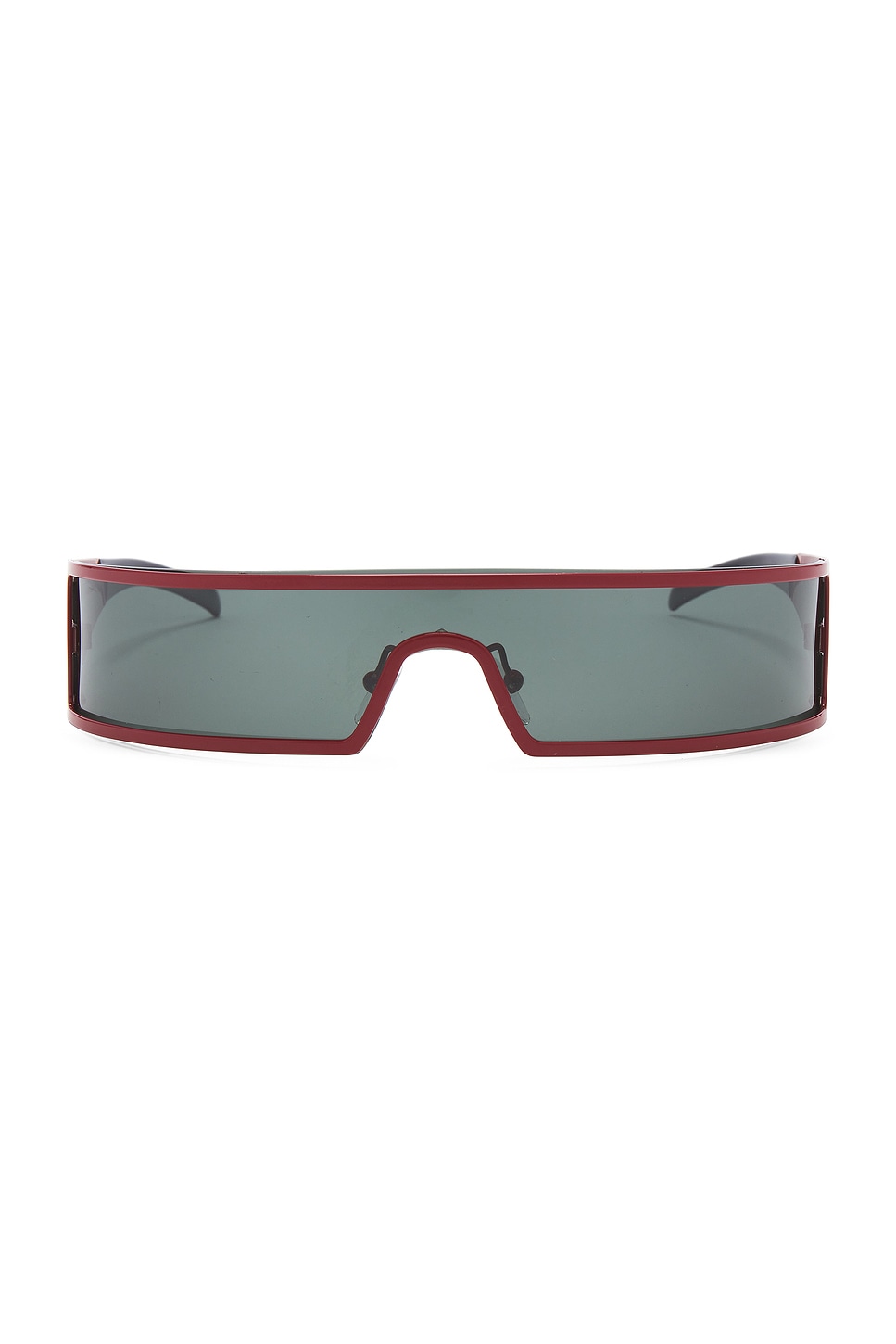 Punk Shield Sunglasses in Red