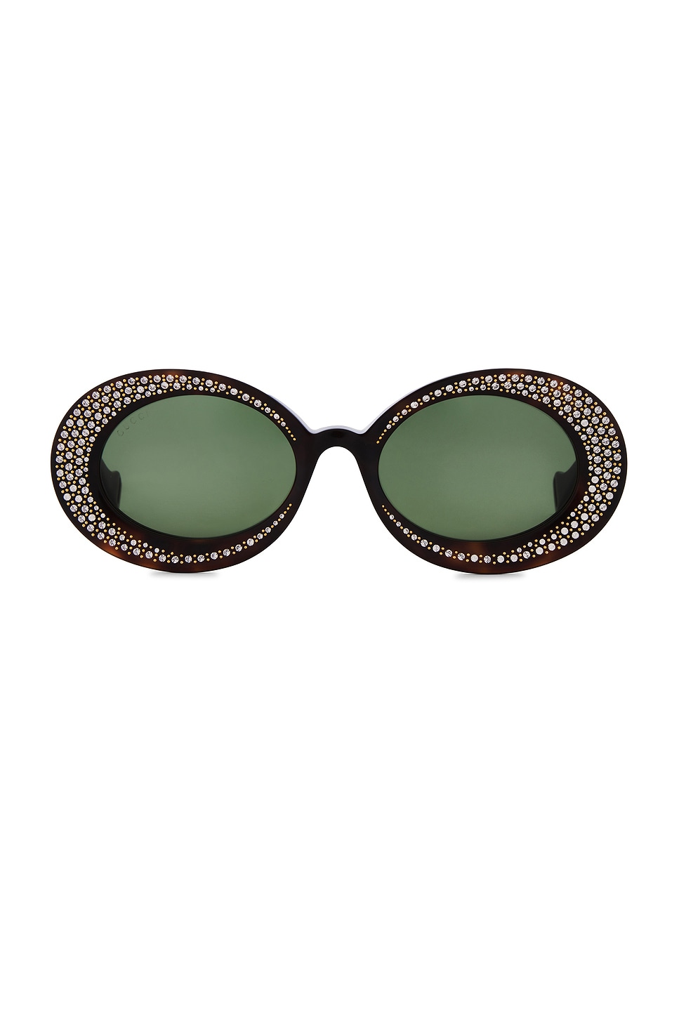 Tinted Round Sunglasses in Brown