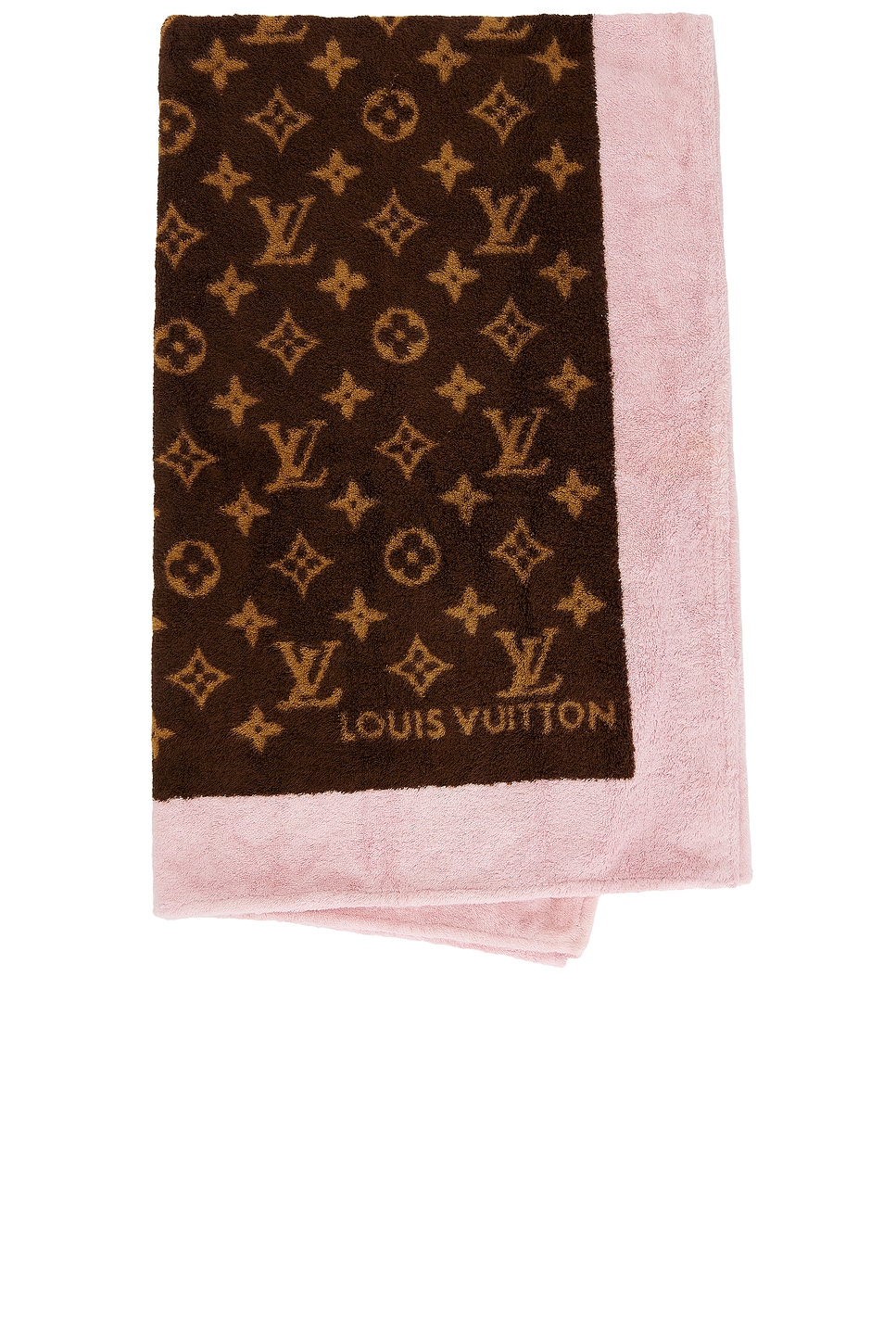 Image 1 of FWRD Renew Louis Vuitton Monogram Beach Towel in Brown