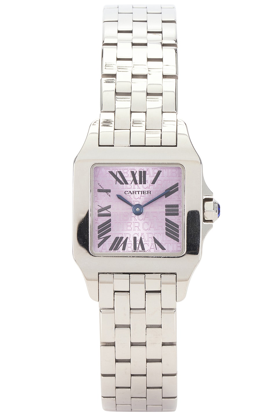 Image 1 of FWRD Renew Cartier Santos Demoiselle Small Watch in Purple