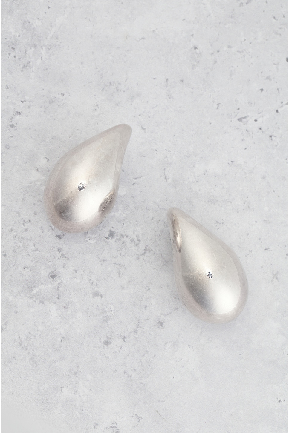 Shop Bottega Veneta Drop Earrings In Silver