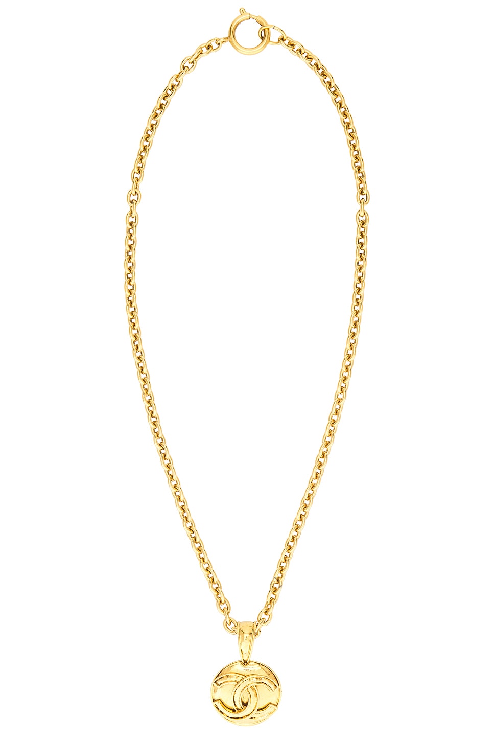 1994 Coco Mark Necklace in Metallic Gold