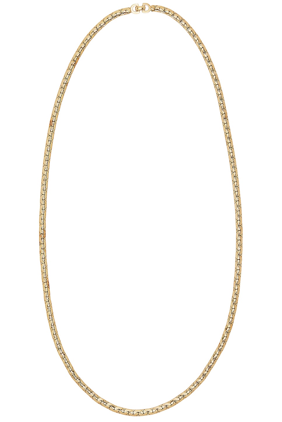 Image 1 of FWRD Renew Dior Vintage Chain Necklace in Gold