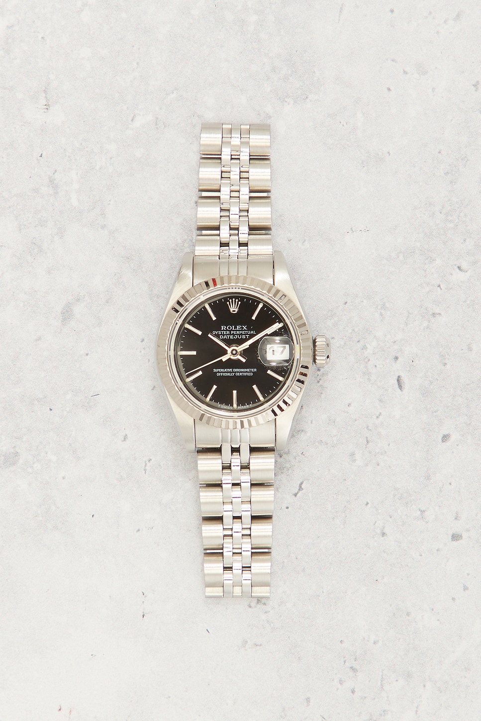 Pre-owned Rolex T-number Datejust 69174 Watch In Silver