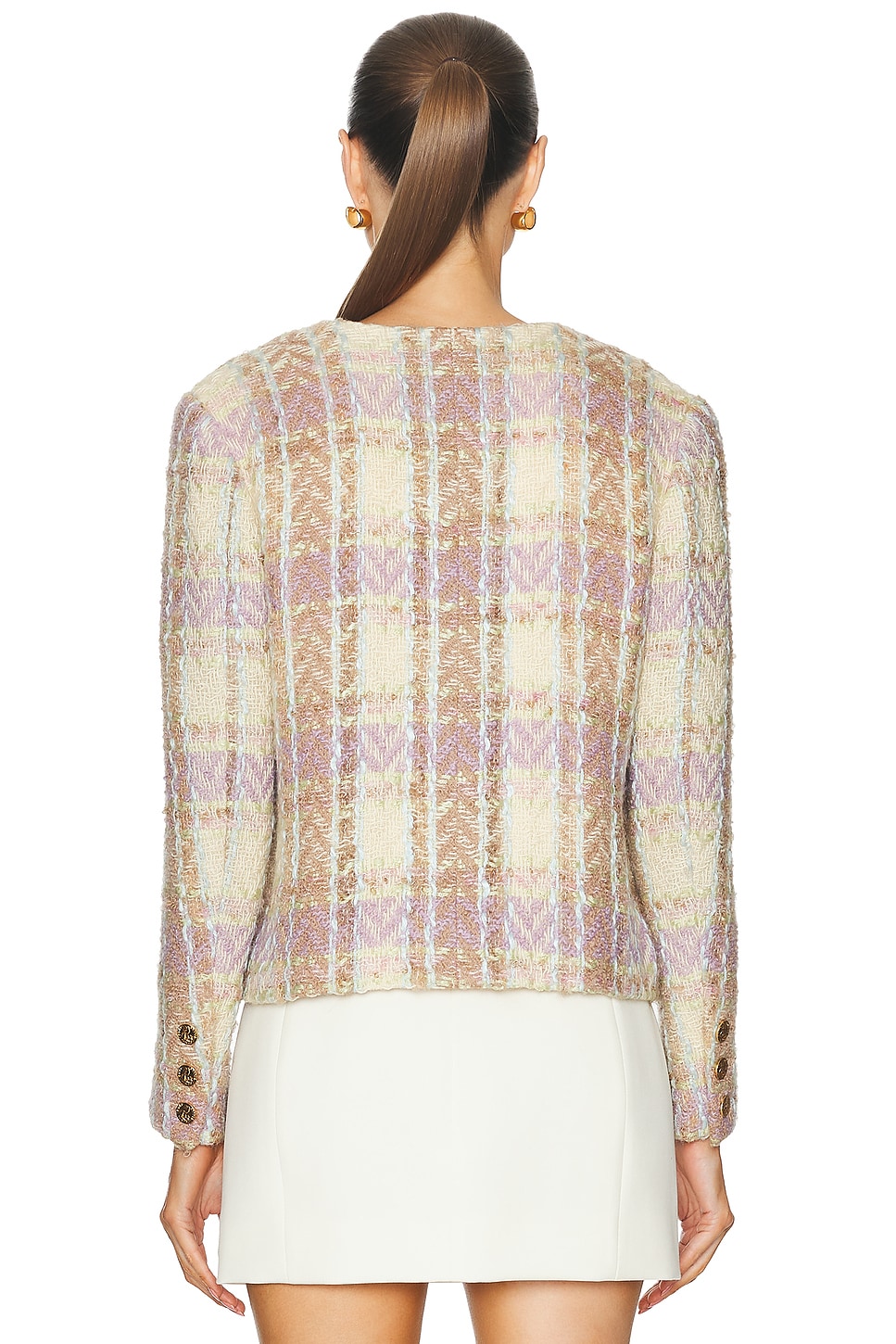FWRD Renew Chanel 1988 SS Runway Mohair Tweed Jacket