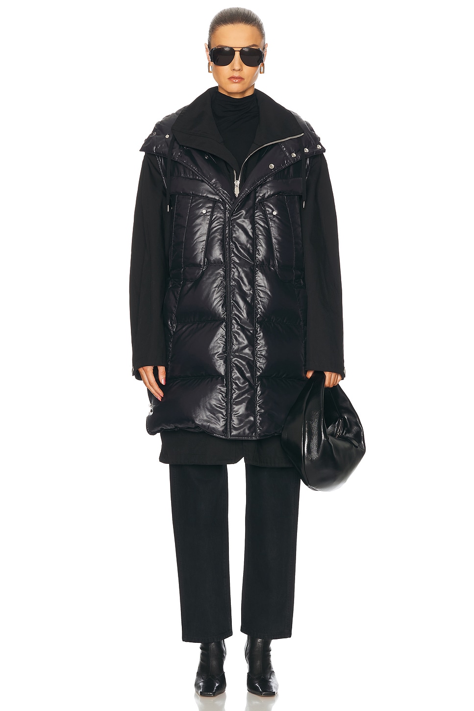 Puffer Coat in Black