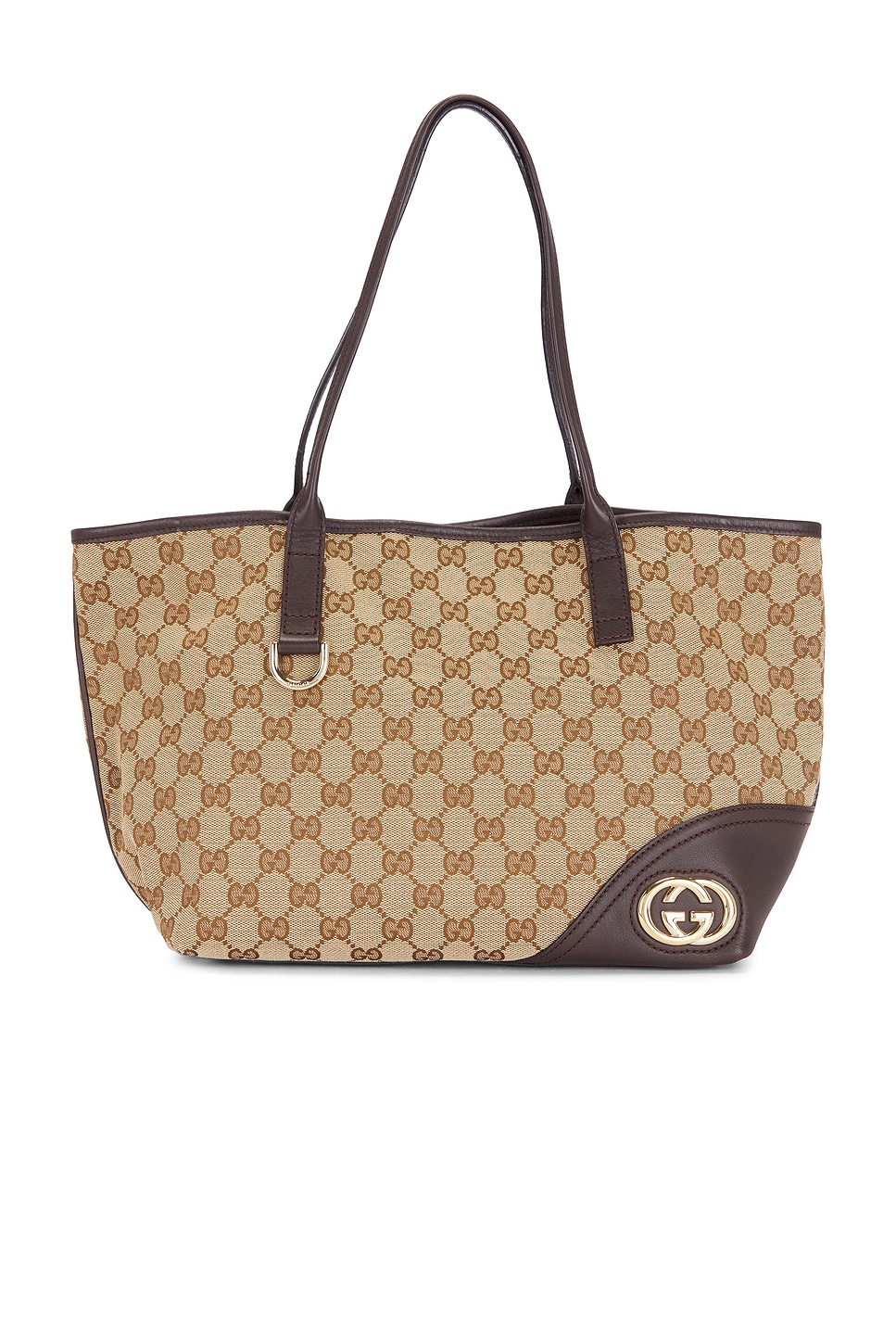 Gucci New Britt Tote Bag in Brown