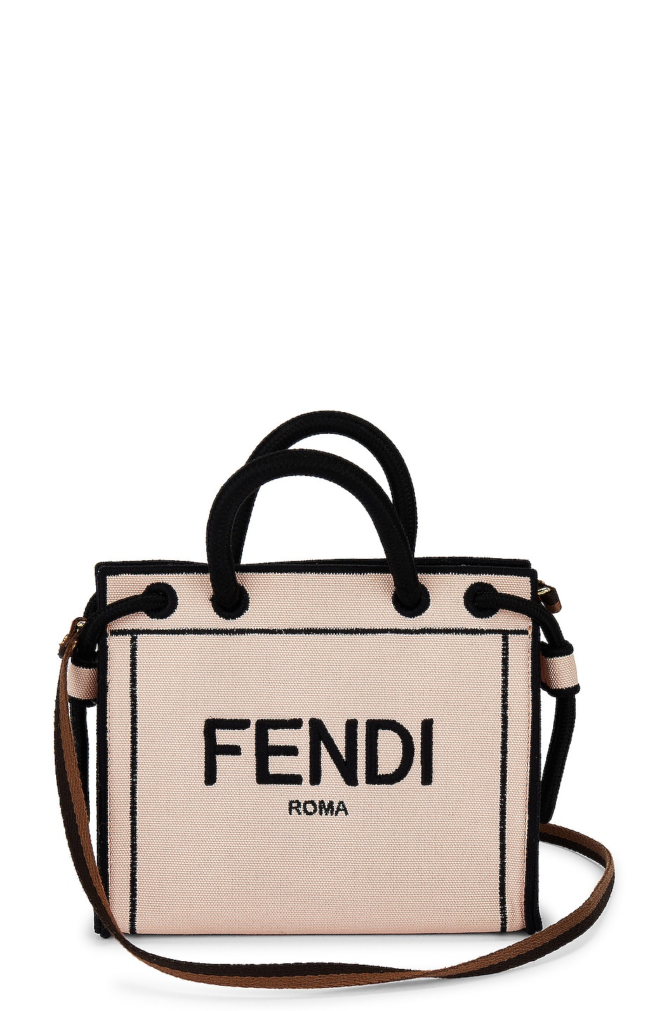 fendi Fendi Mini Roma Shopping Tote Bag