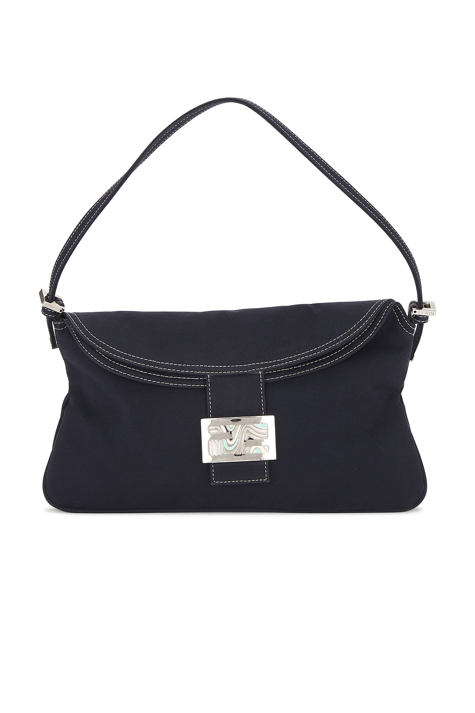 Mama Baguette Shoulder Bag in Black