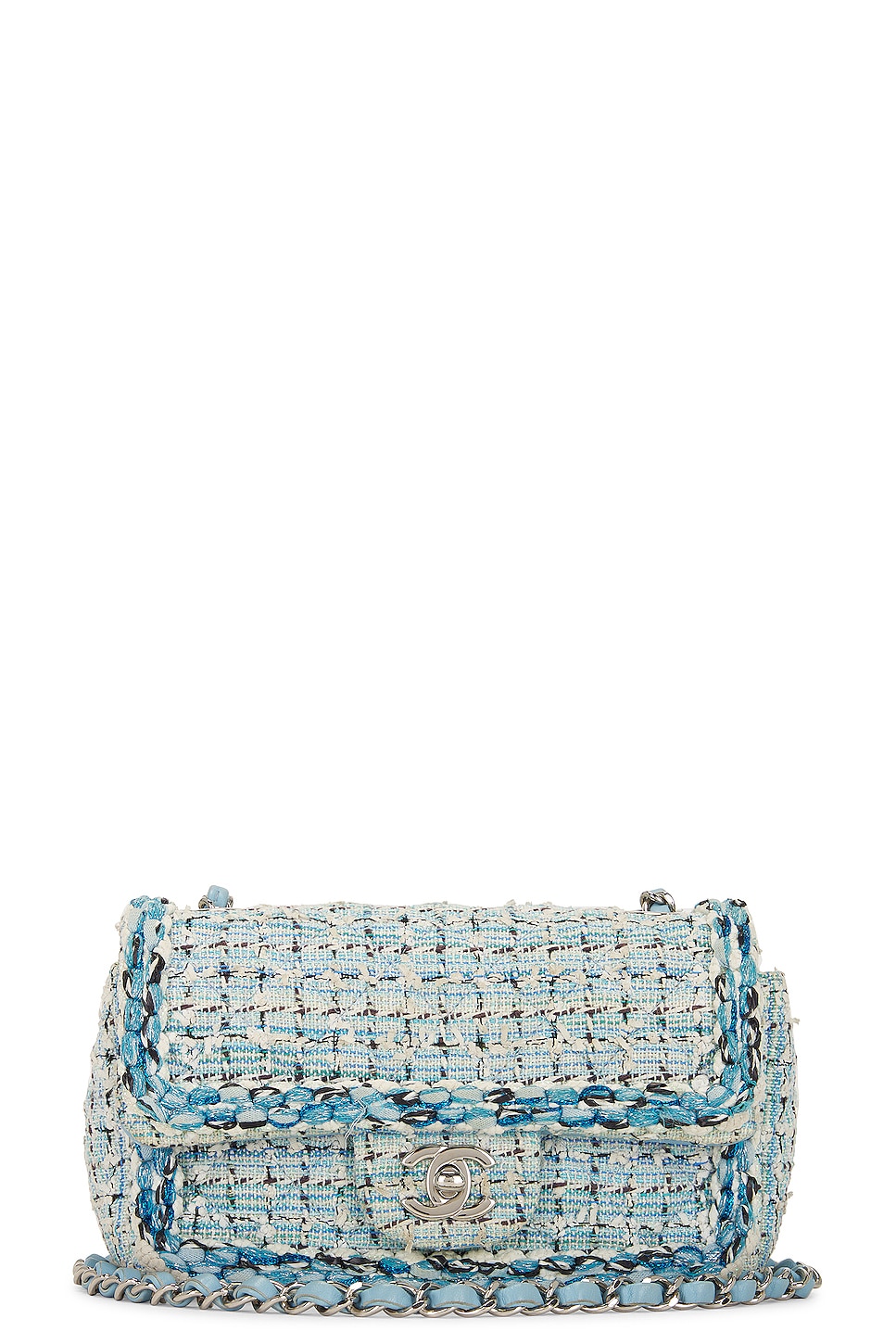 chanel Chanel Tweed Mini Flap Bag