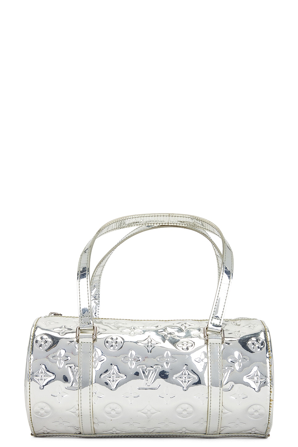 Monogram Miroir Papillon 30 Handbag in Metallic Silver