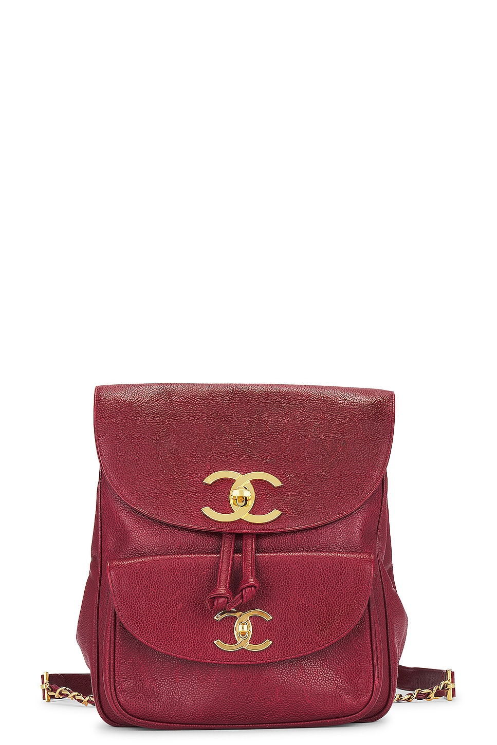 Caviar Vintage Duma Backpack in Red