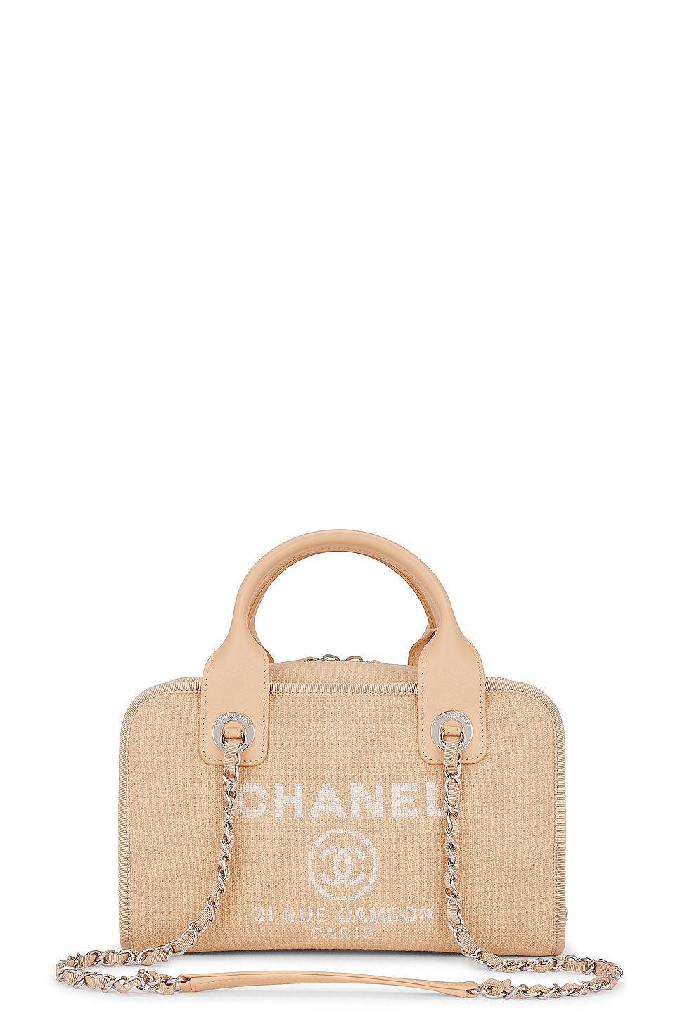 Deauville Handbag in Beige
