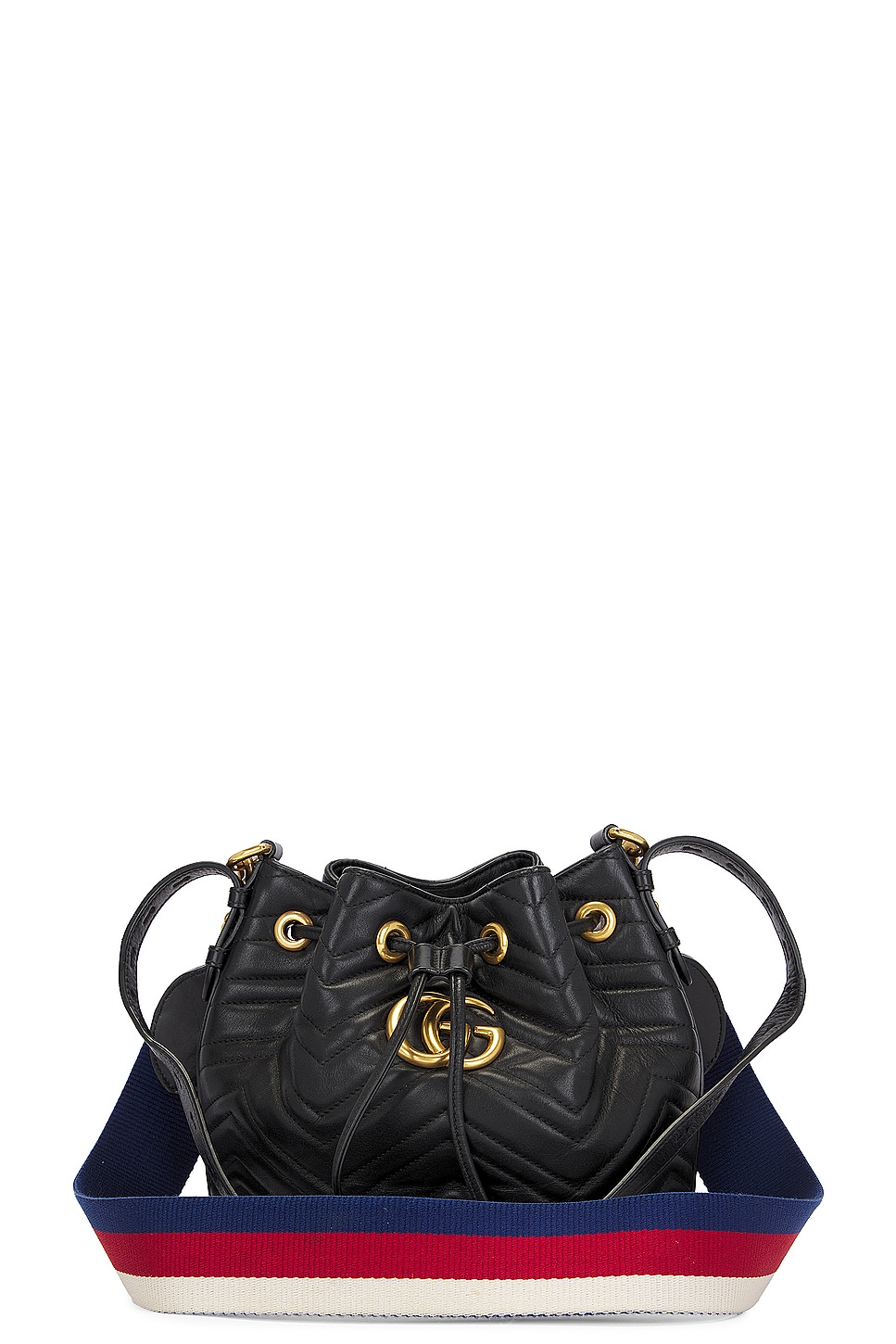 GG Marmont Bucket Bag in Black