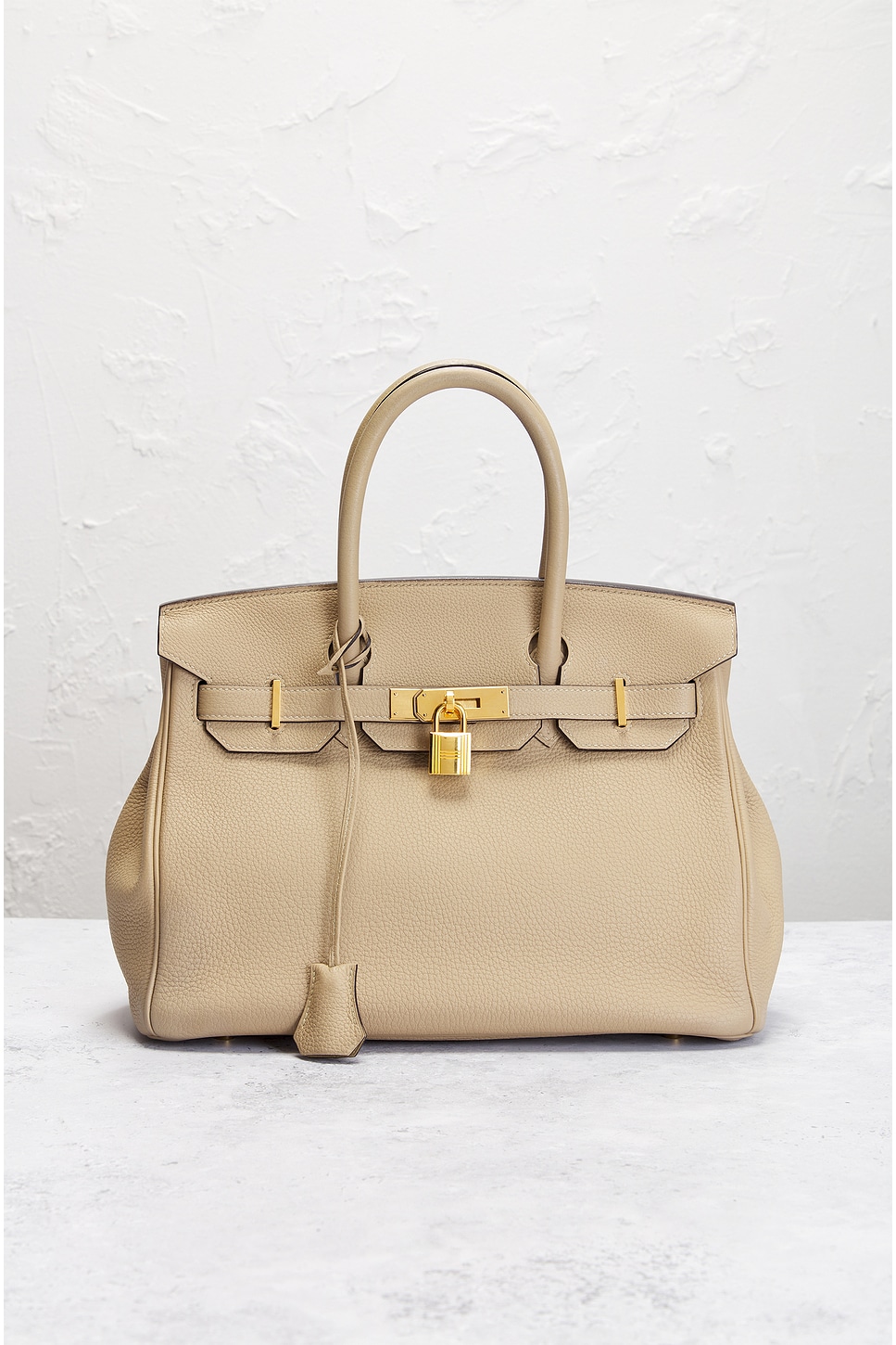 Pre-owned Hermes Togo Birkin 30 Handbag In Trench