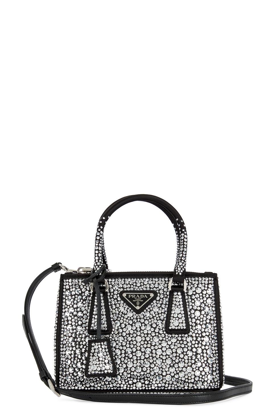 Galleria Crystal Handbag in Black