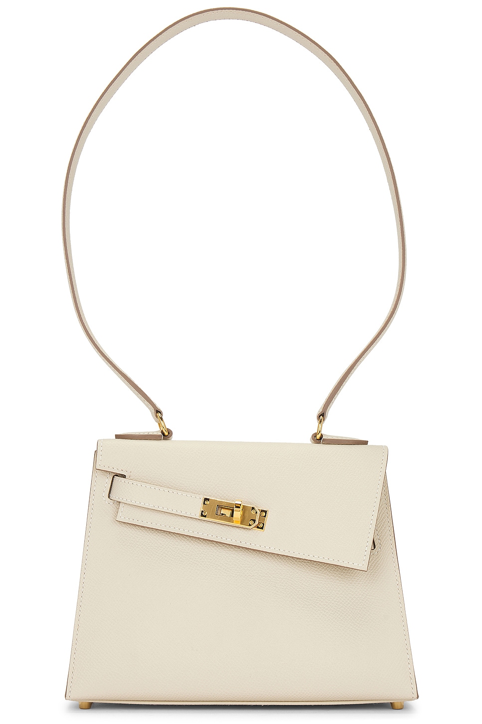 Epsom Kelly En Desordre 20 Handbag in Craie