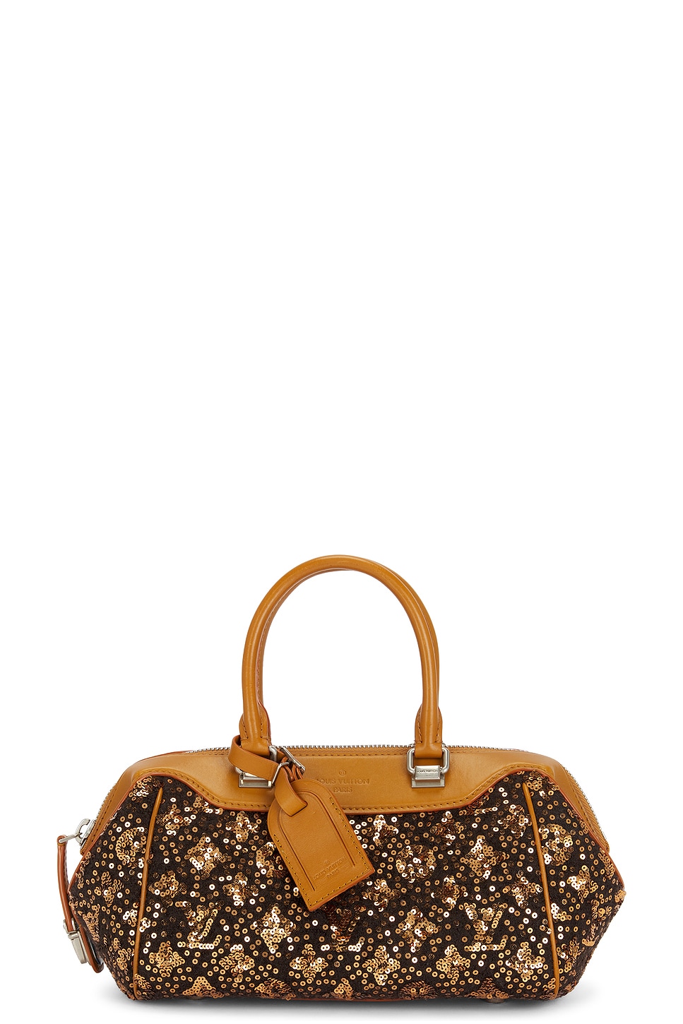 Pre-owned Louis Vuitton Sunshine Express Spangle Handbag In Brown