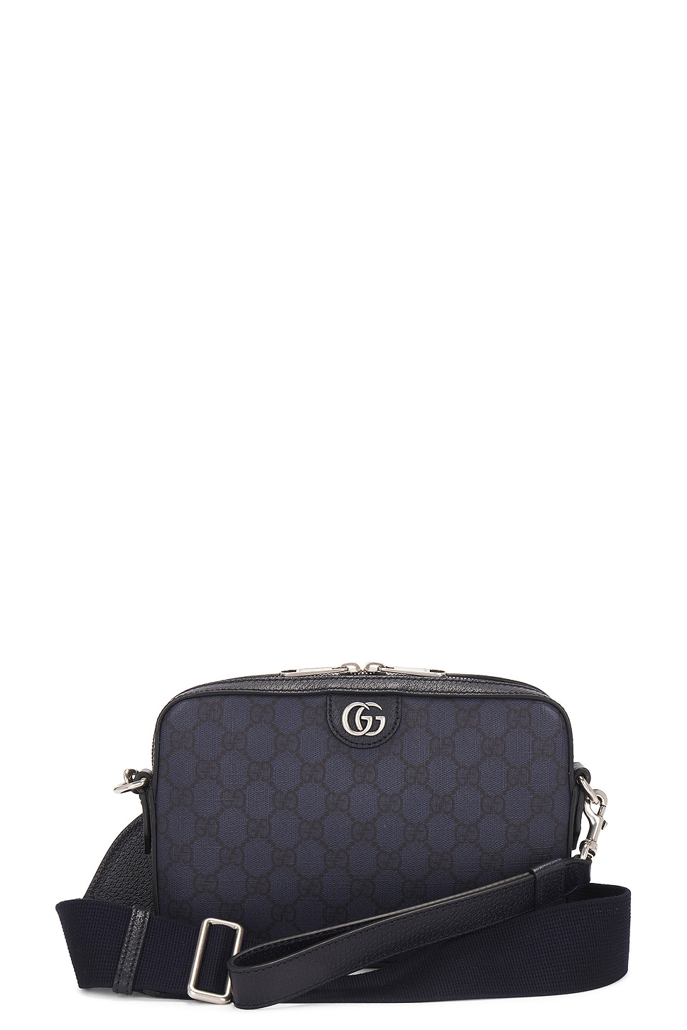 Pre-owned Gucci Ophidia Gg Supreme 2 Way Shoulder Bag In Navy