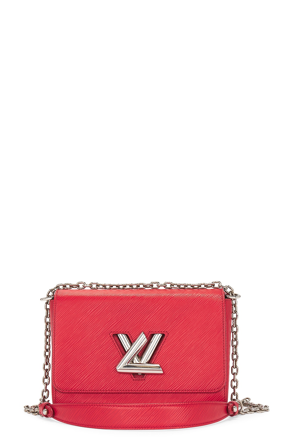 Twist MM Shoulder Bag in Red