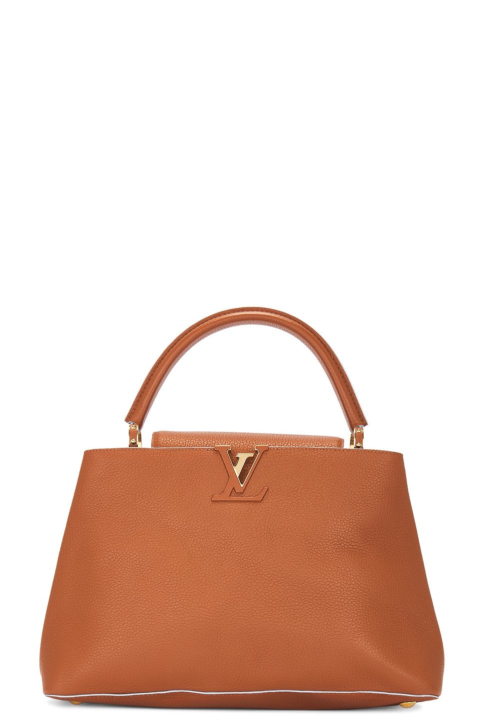 Capucines MM Handbag in Brown