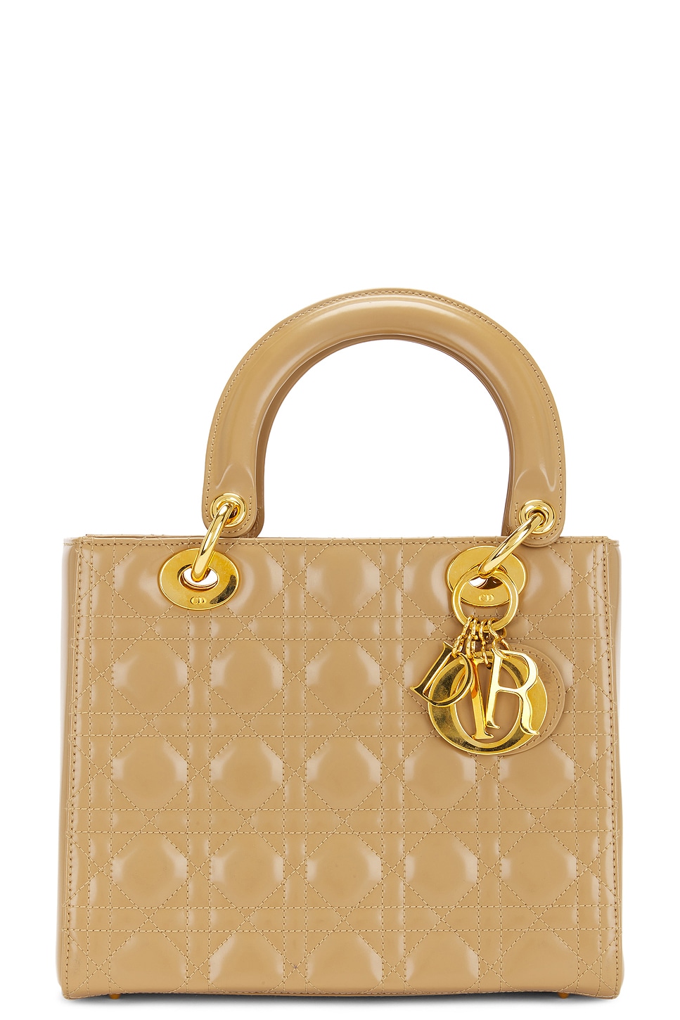 Dior Lady Cannage Handbag In Brown
