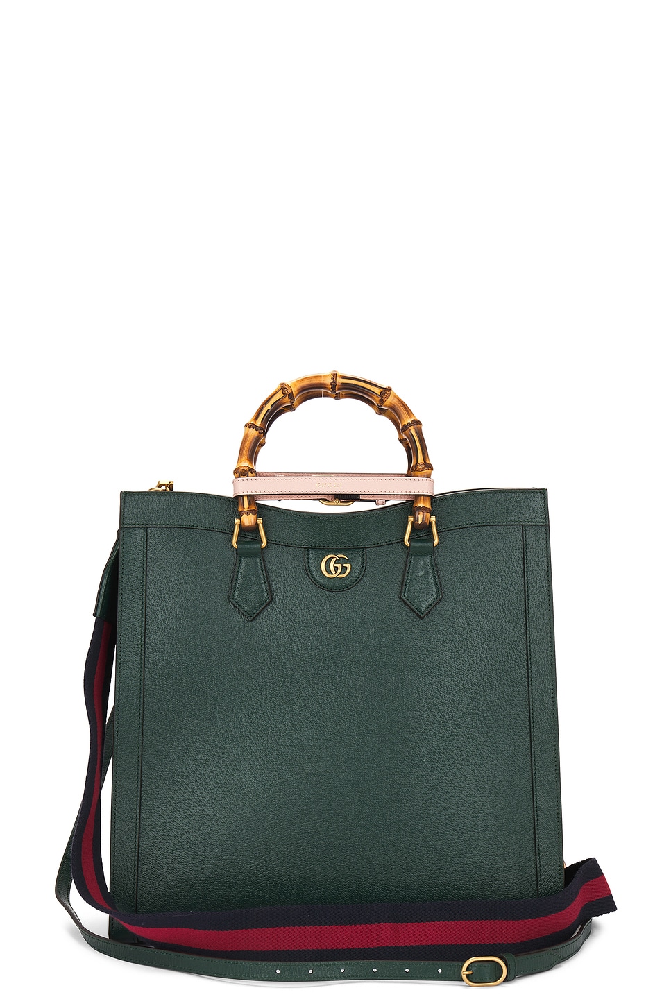 Shop Gucci Diana Handbag In Black