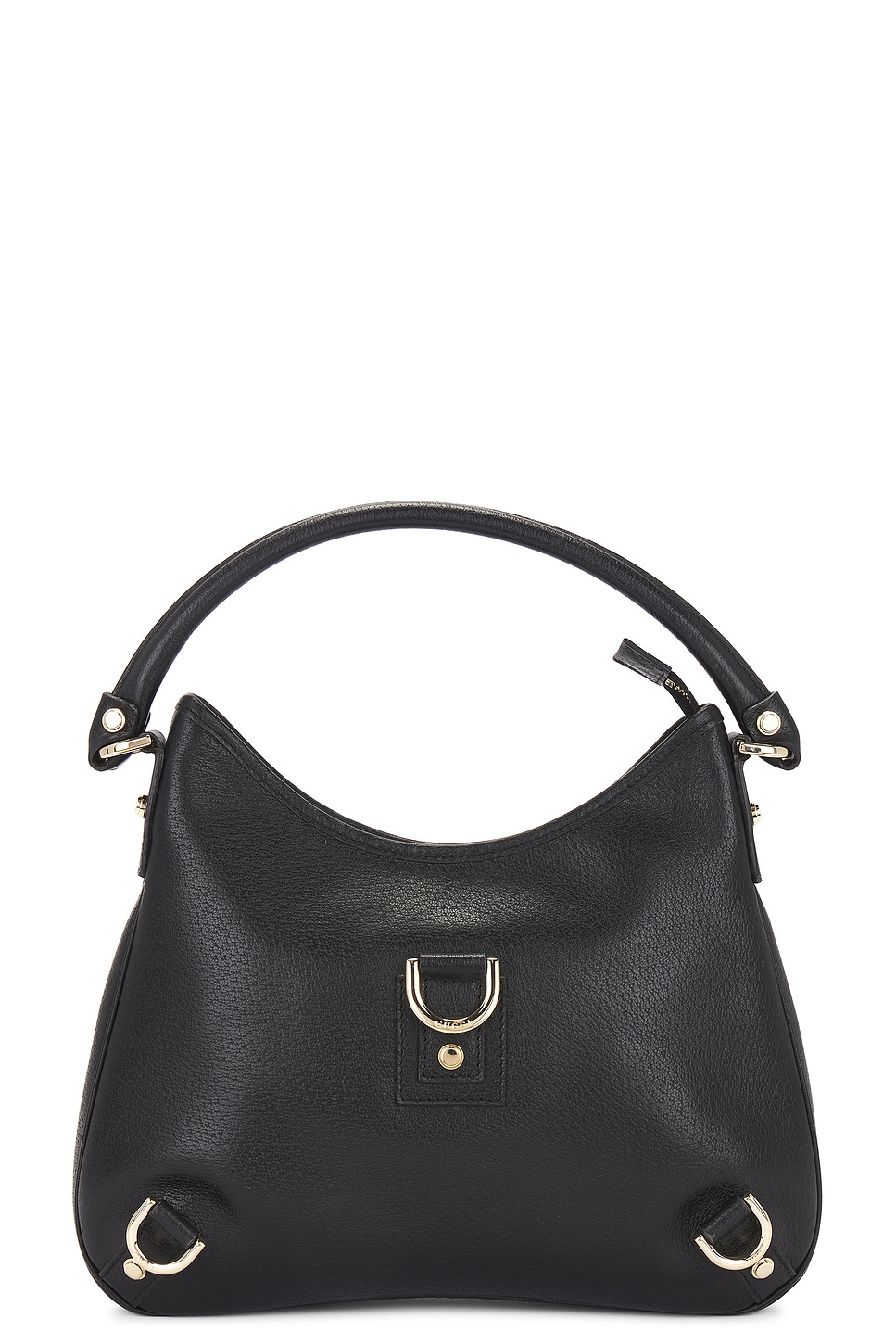Gucci Leather Shoulder Bag In Black